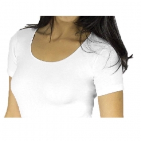 OriginalIntimo Maglia Donna Manica corta Cotone e Raso Color