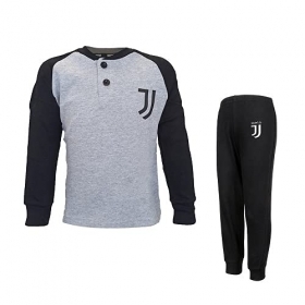 Pigiama Bambino Lungo Juve in Caldo Cotone Art. JU16095 Prod