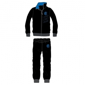 Inter Pigiama/Tuta Ragazzi Full Zip in Felpa in Due Col