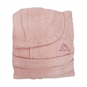 Kappa Accappatoio con Cappuccio Unisex in 100% Cotone di Spu