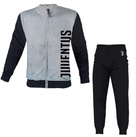 Pigiama Tuta Uomo in Felpa Full Zip Juve Prodotto Ufficiale 