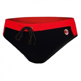 AC.MILAN Costume Slip Mare Uomo in Lycra Prodotto Ufficiale 
