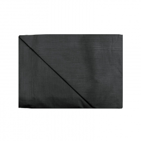 Set lenzuola singolo tinta unita 100% cotone (Nero, Sin