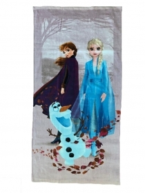 Frozen | Telo Mare o Piscina In Spugna | 100% Cotone | 
