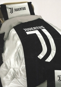 Juventus Trapunta in Morbida Microfibra per Letto Singolo Nu