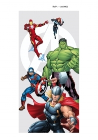 Carbotex Avengers AV211102-R - Telo da bagno in cotone,