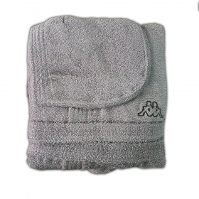 Kappa Accappatoio con Cappuccio Unisex in 100% Cotone d