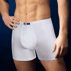 Boxer cotonella con elastico ribattuto