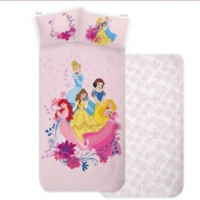 Disney Home Principesse completo letto singolo 100% cot