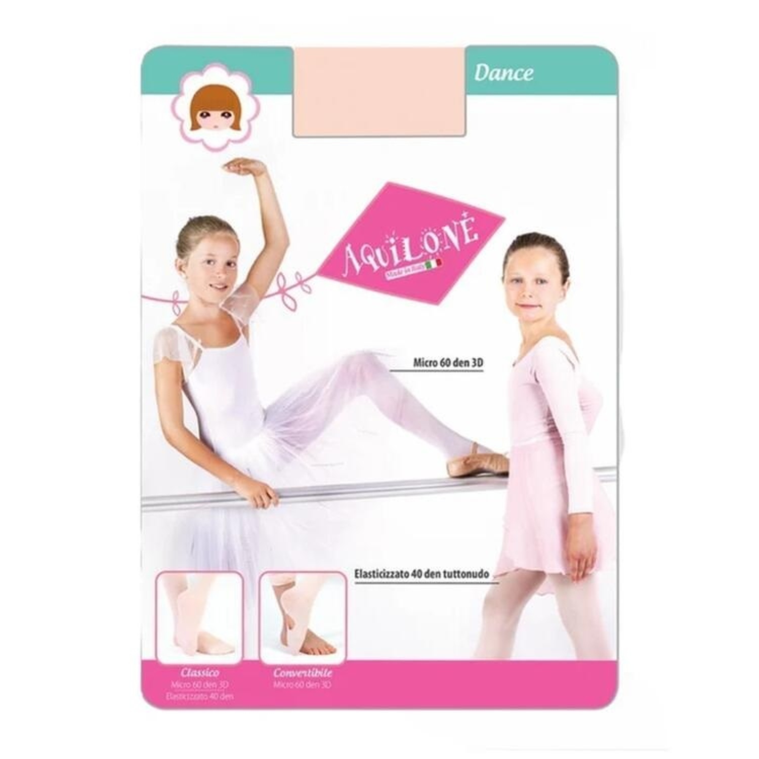 COLLANT RAGAZZA DANCE MICRO 60DEN