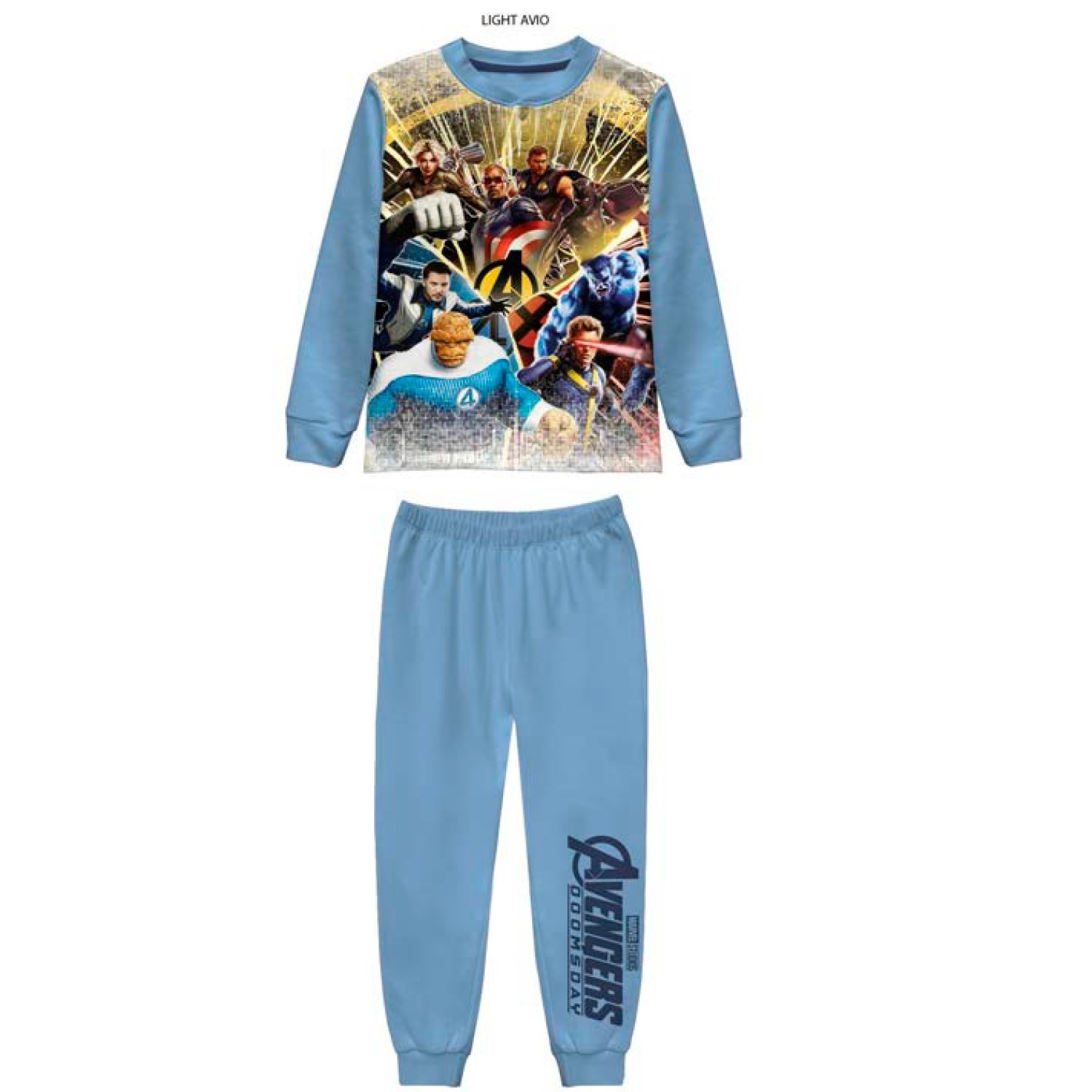 PIGIAMA AVENGERS INTERLOCK 7806