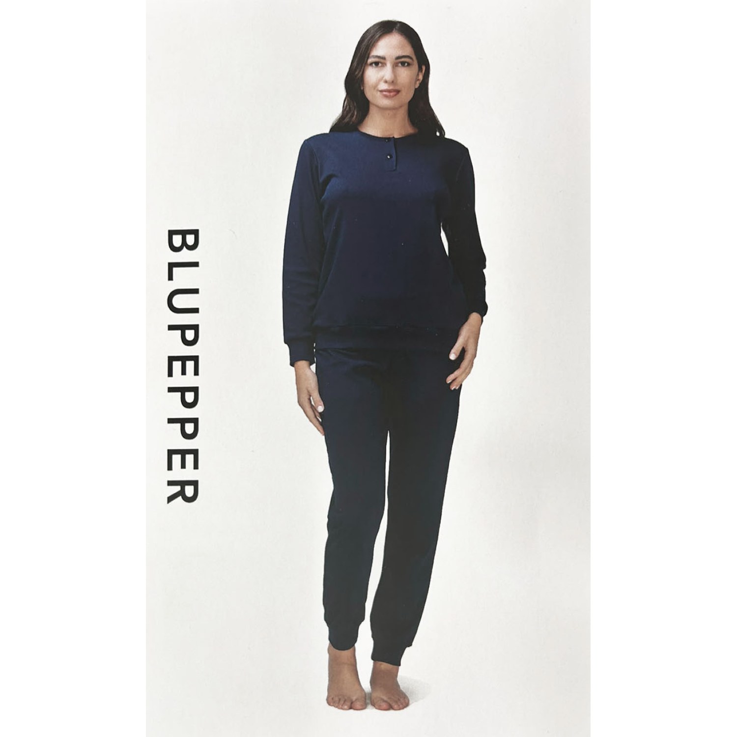 PIGIAMA DONNA INTERLOK BLUPEPPER