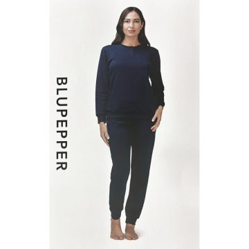 PIGIAMA DONNA M/L BLUPEPPER