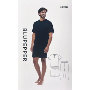 PIGIAMA UOMO 3 PEZZI BLUPEPPER