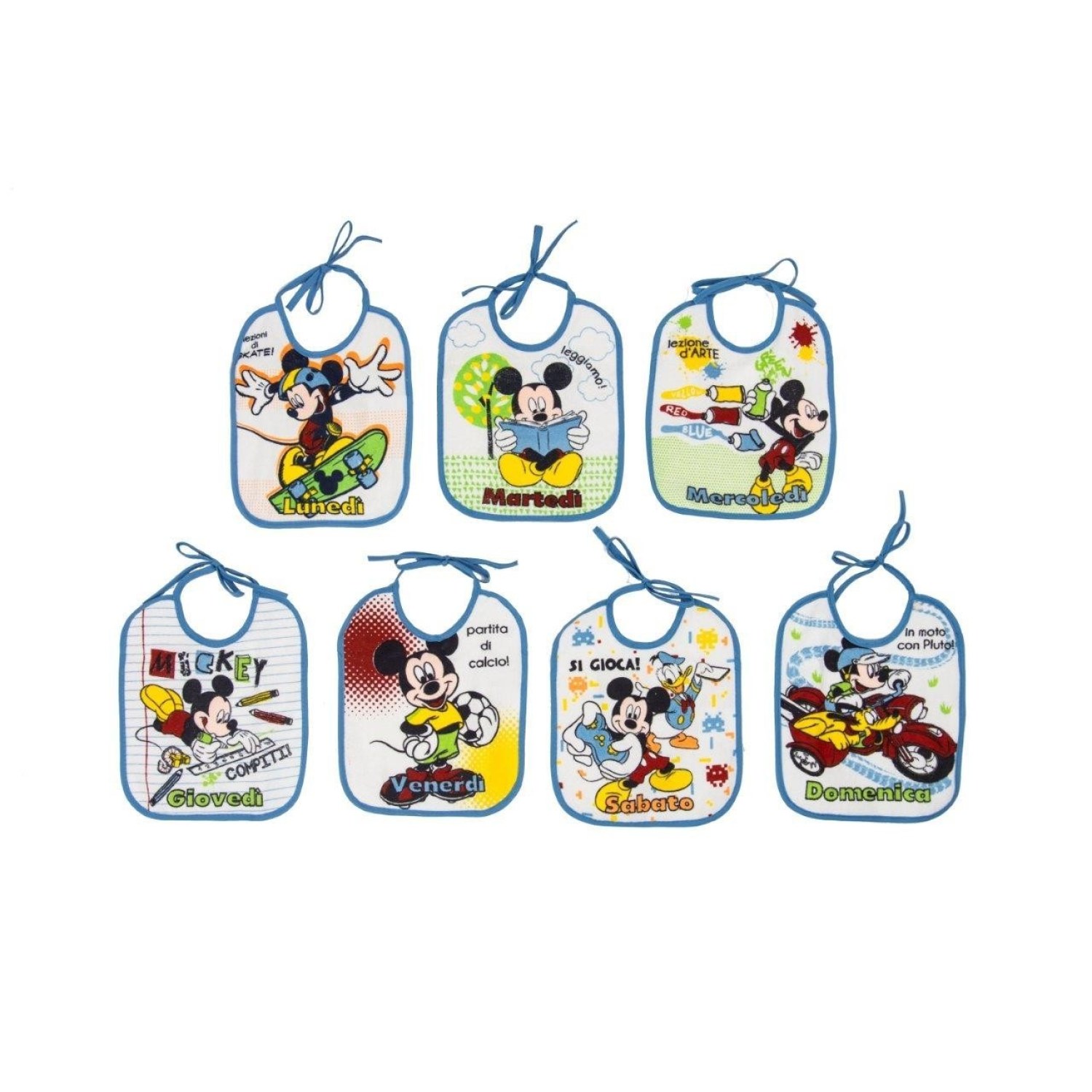 BAVETTE SETTIMANA MICKEY MOUSE