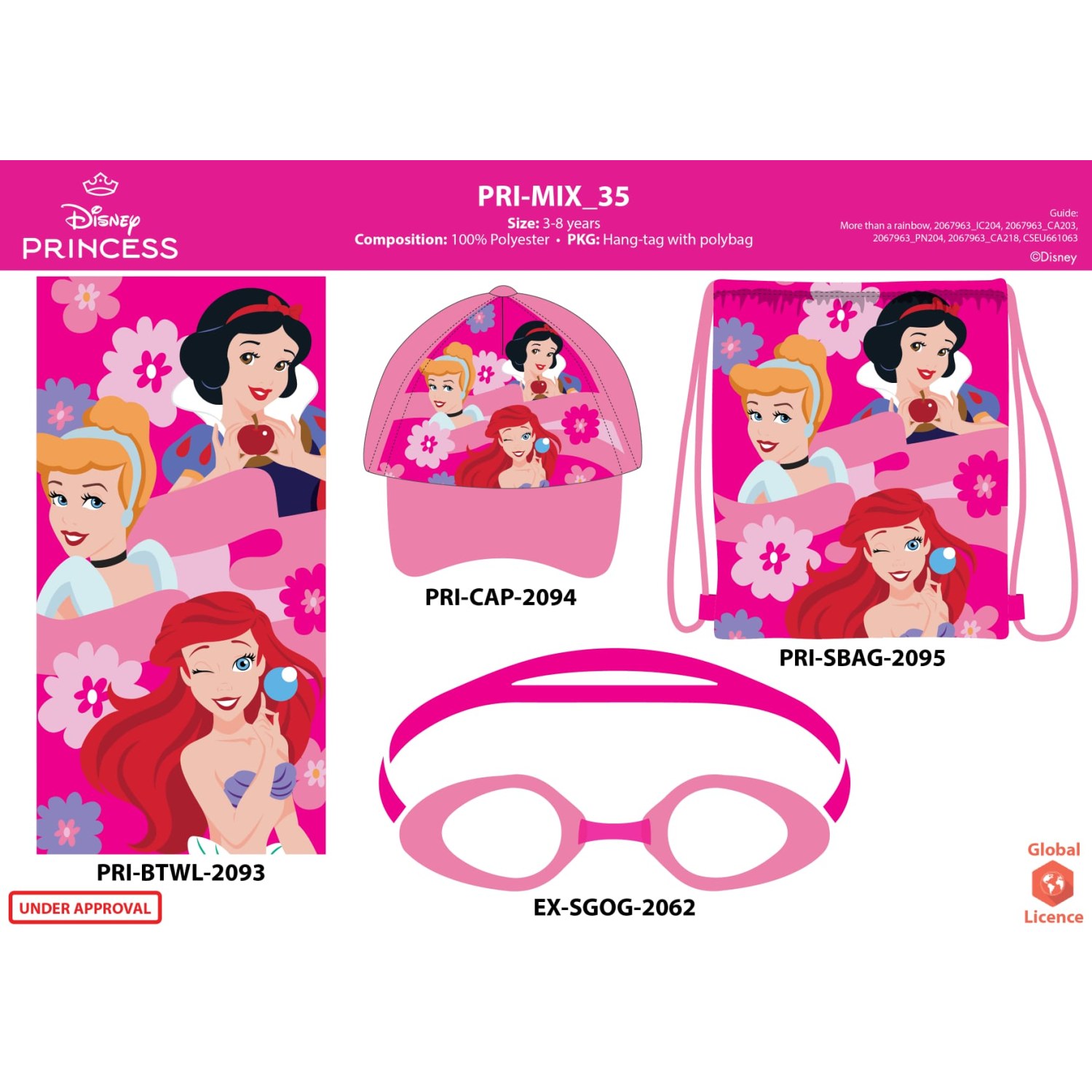 SET MARE TELO PRINCIPESSE