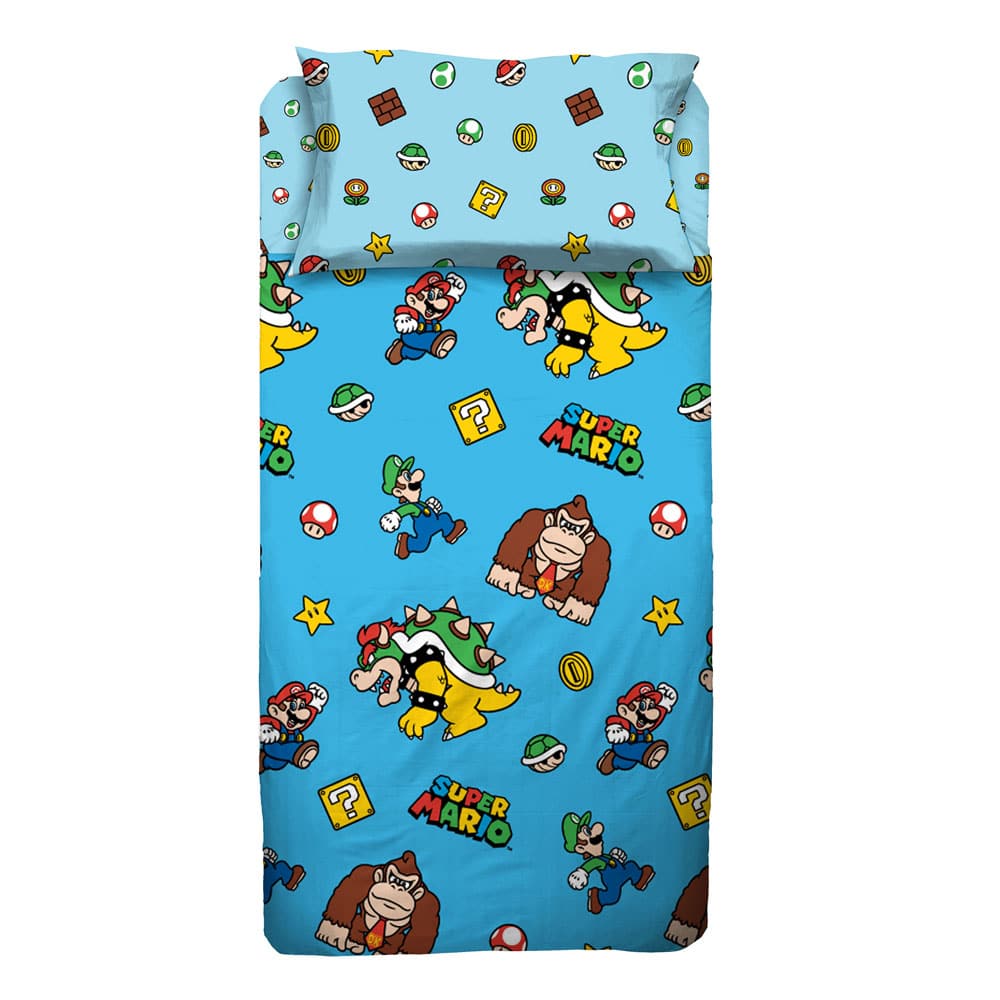 LENZUOLA DISNEY SUPER MARIO 1 PIAZZA