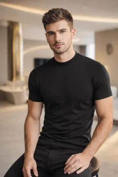 MAGLIA ESSE MEZZA MANICA UOMO CASHMERE 6510