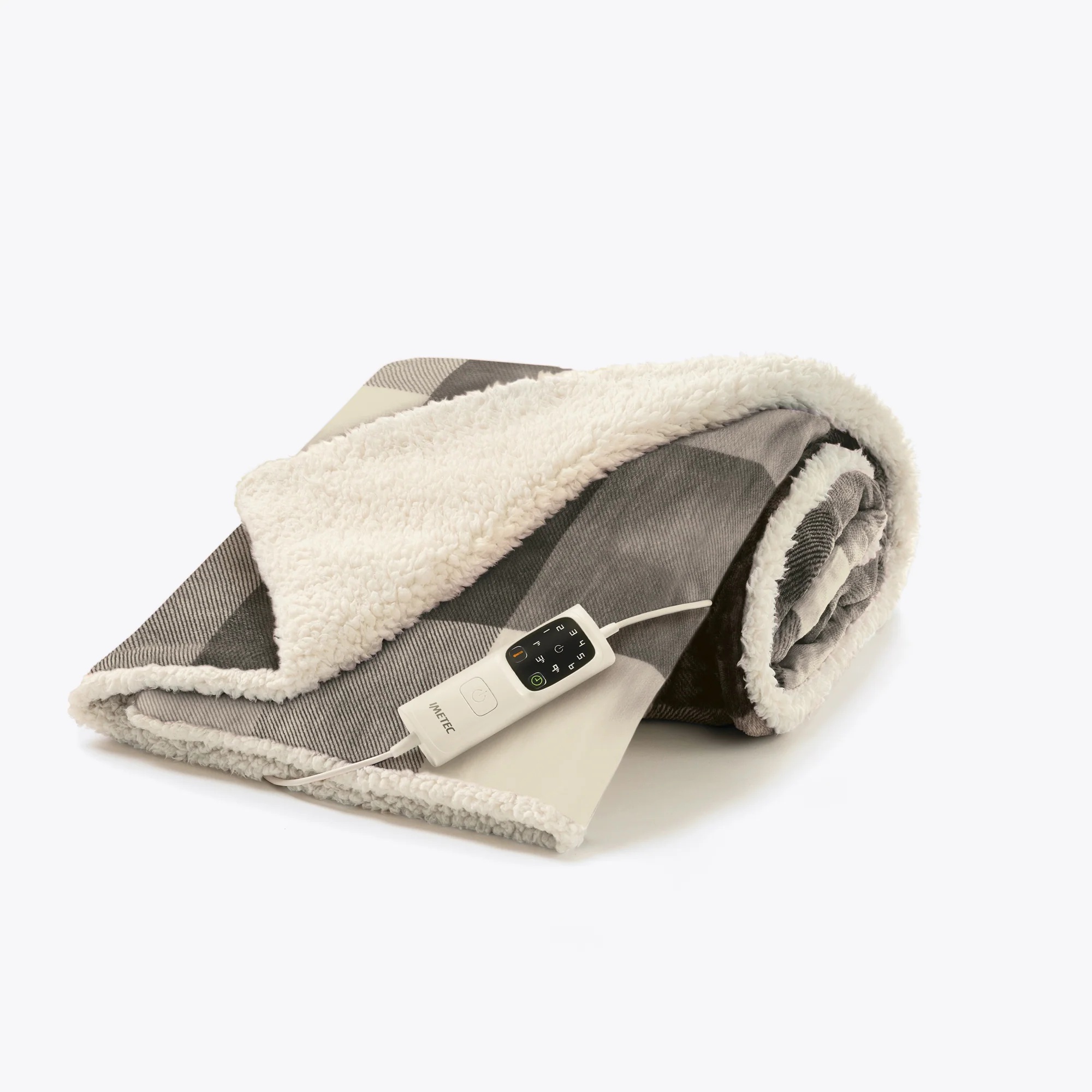 CALDOPLAID ADAPTO TARTAN GRIGIO CM 160X120
