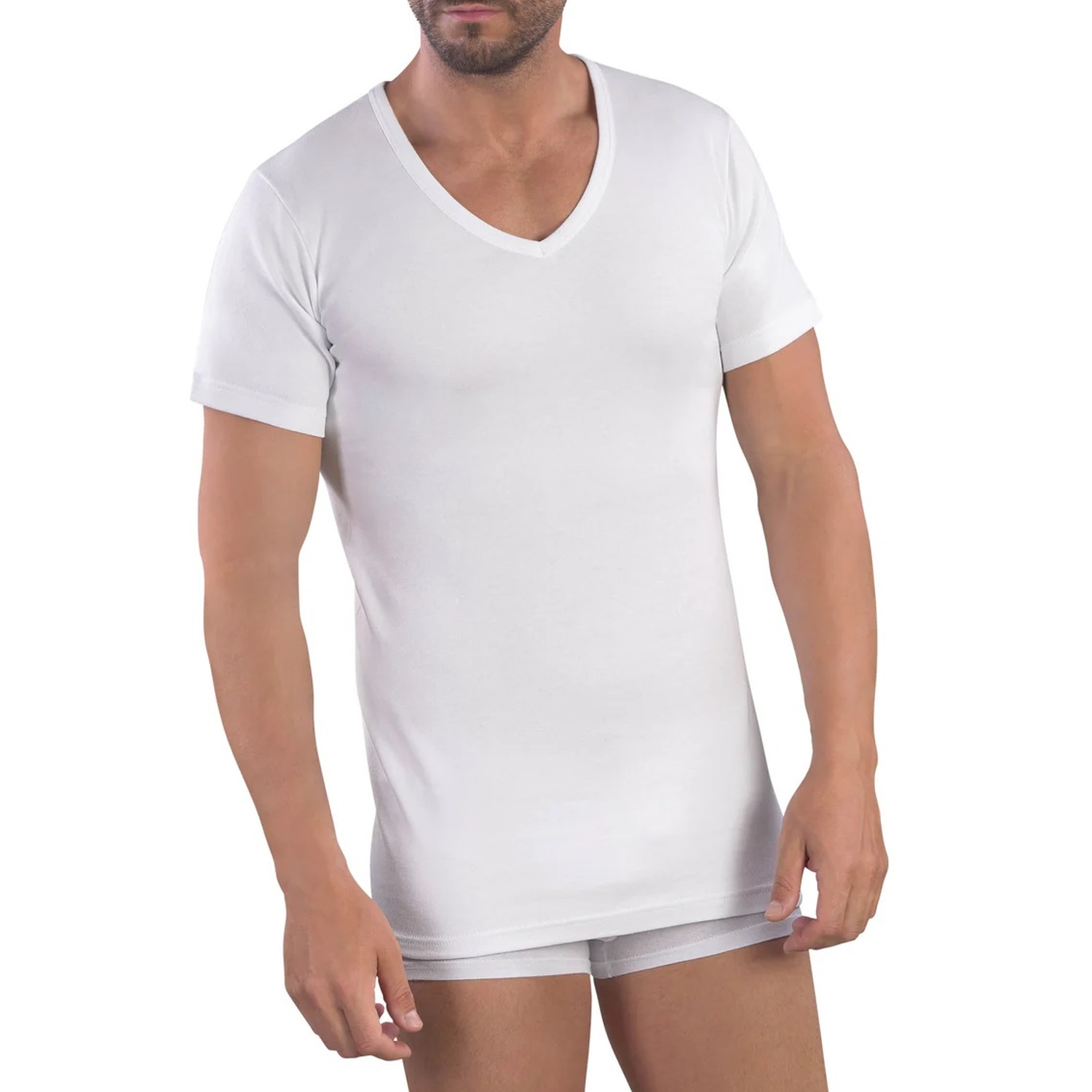 MAGLIA F272 BIANCO CALIBRATO