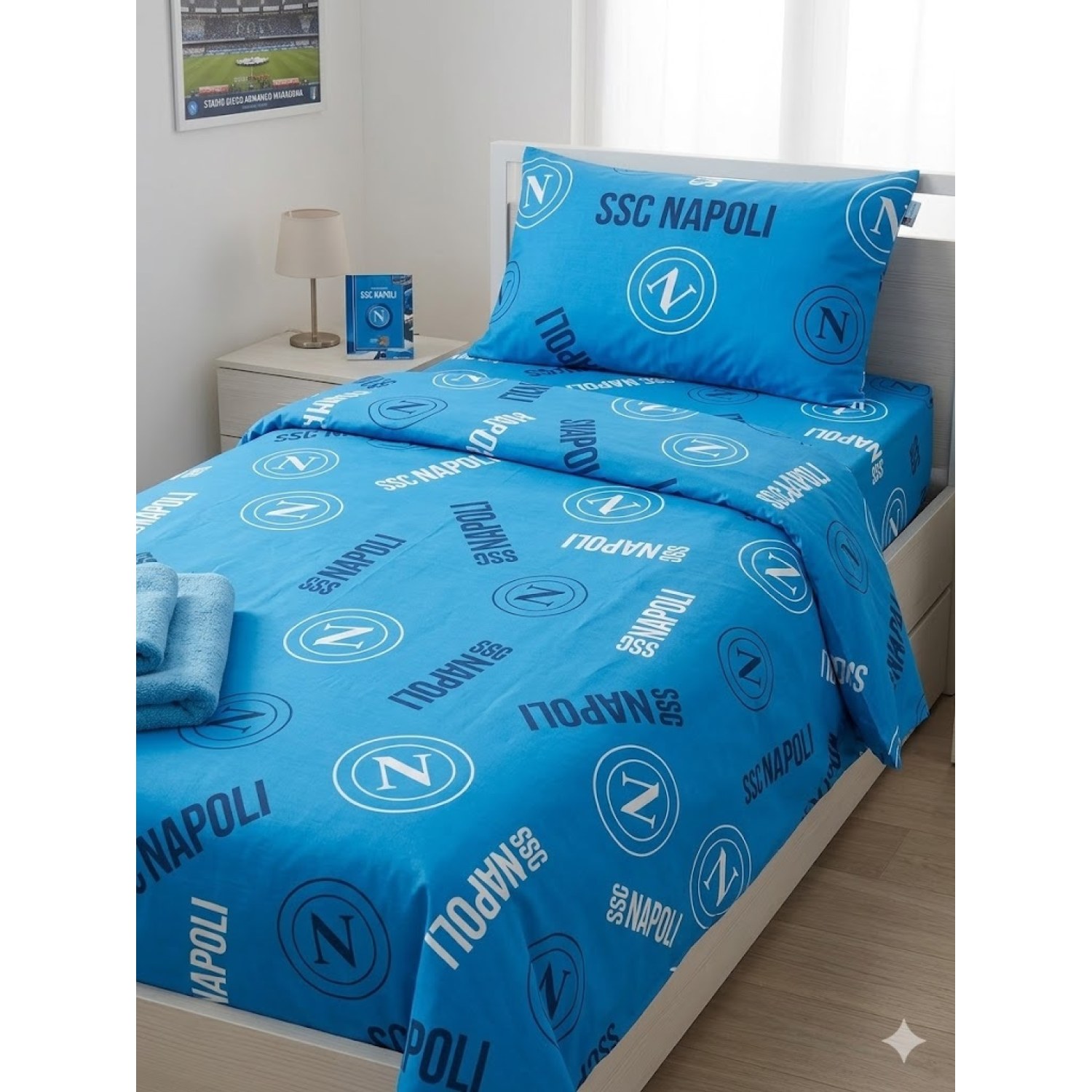 COMPLETO LENZUOLA SINGOLA SSC NAPOLI