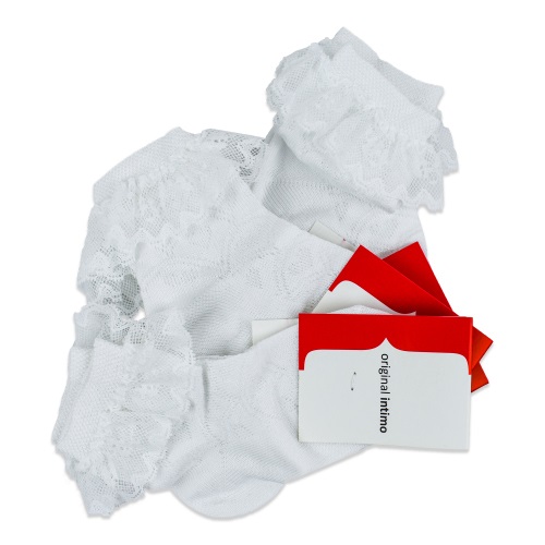 CALZINO CON PIZZO BIMBA