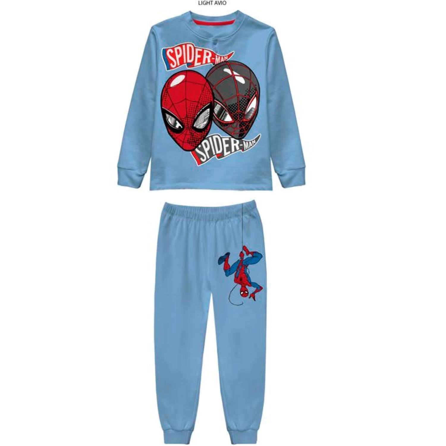 PIGIAMA FELPA SPIDERMAN 7824