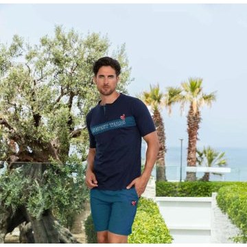 PIGIAMA UOMO CORTO MEZZA MANICA 5061
