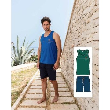 PIGIAMA UOMO SPALLA LARGA 5163