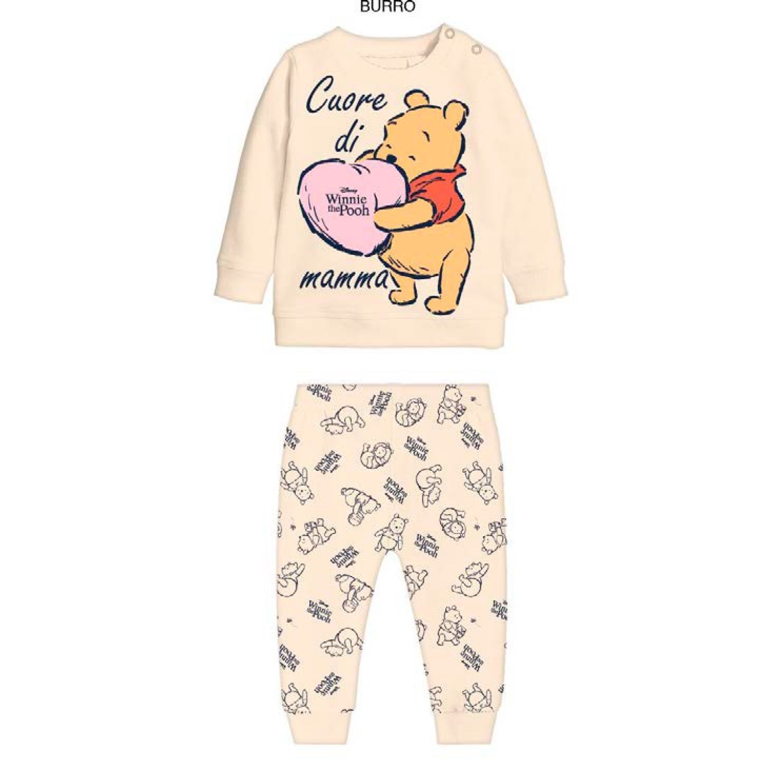 PIGIAMA WINNIE THE POOH INTERLOCK 0302