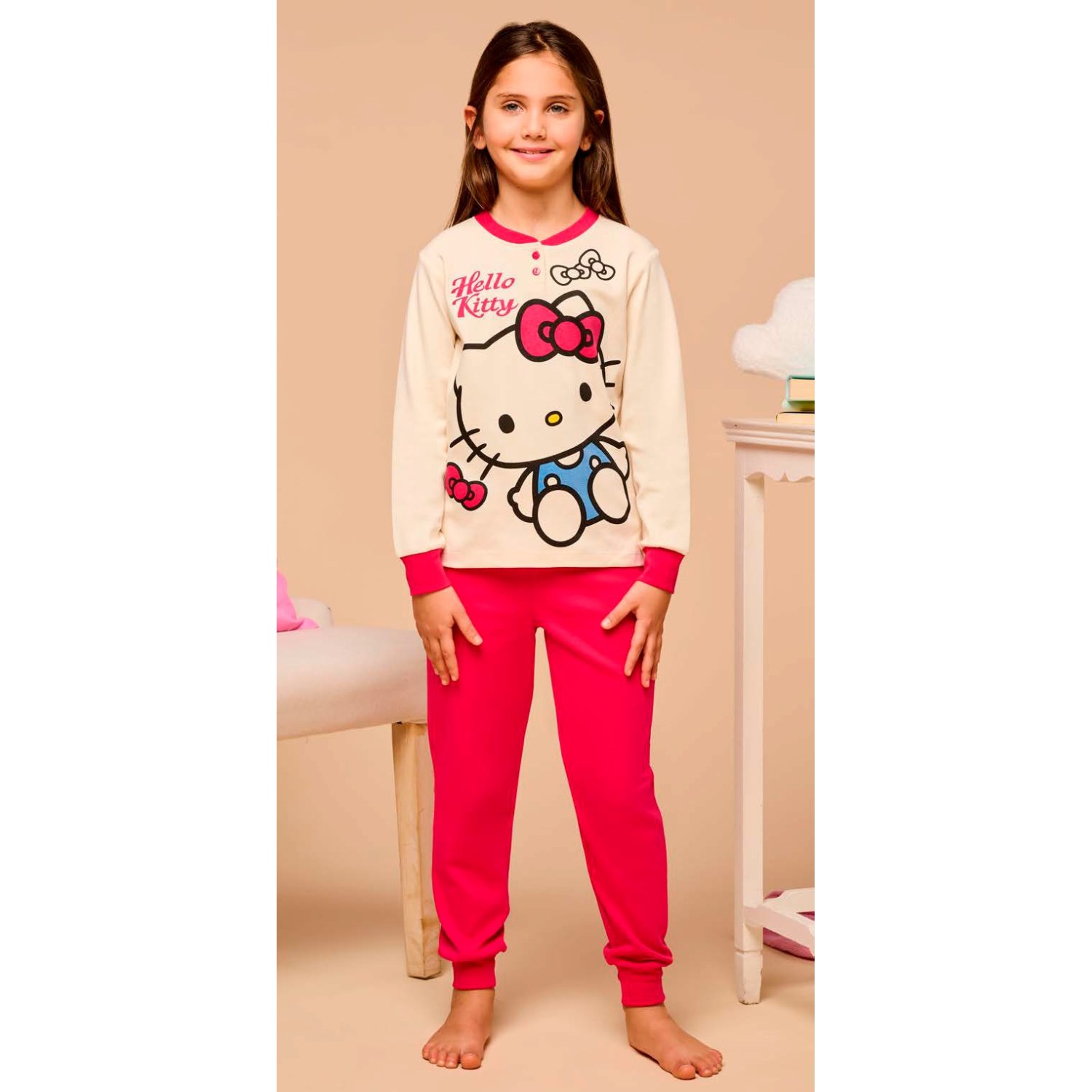 PIGIAMA HELLO KITTY INTERLOCK 5554