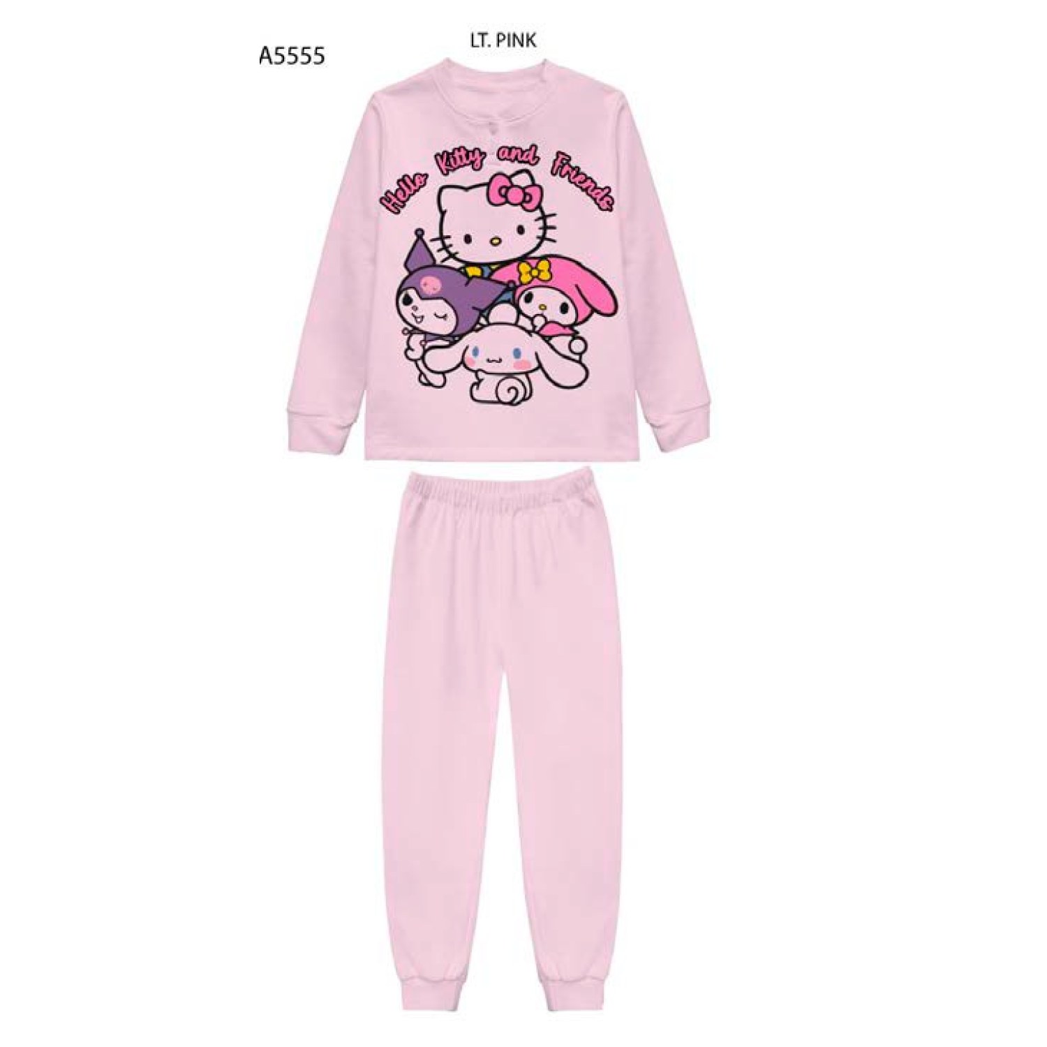 PIGIAMA FELPA HELLO KITTY 5555